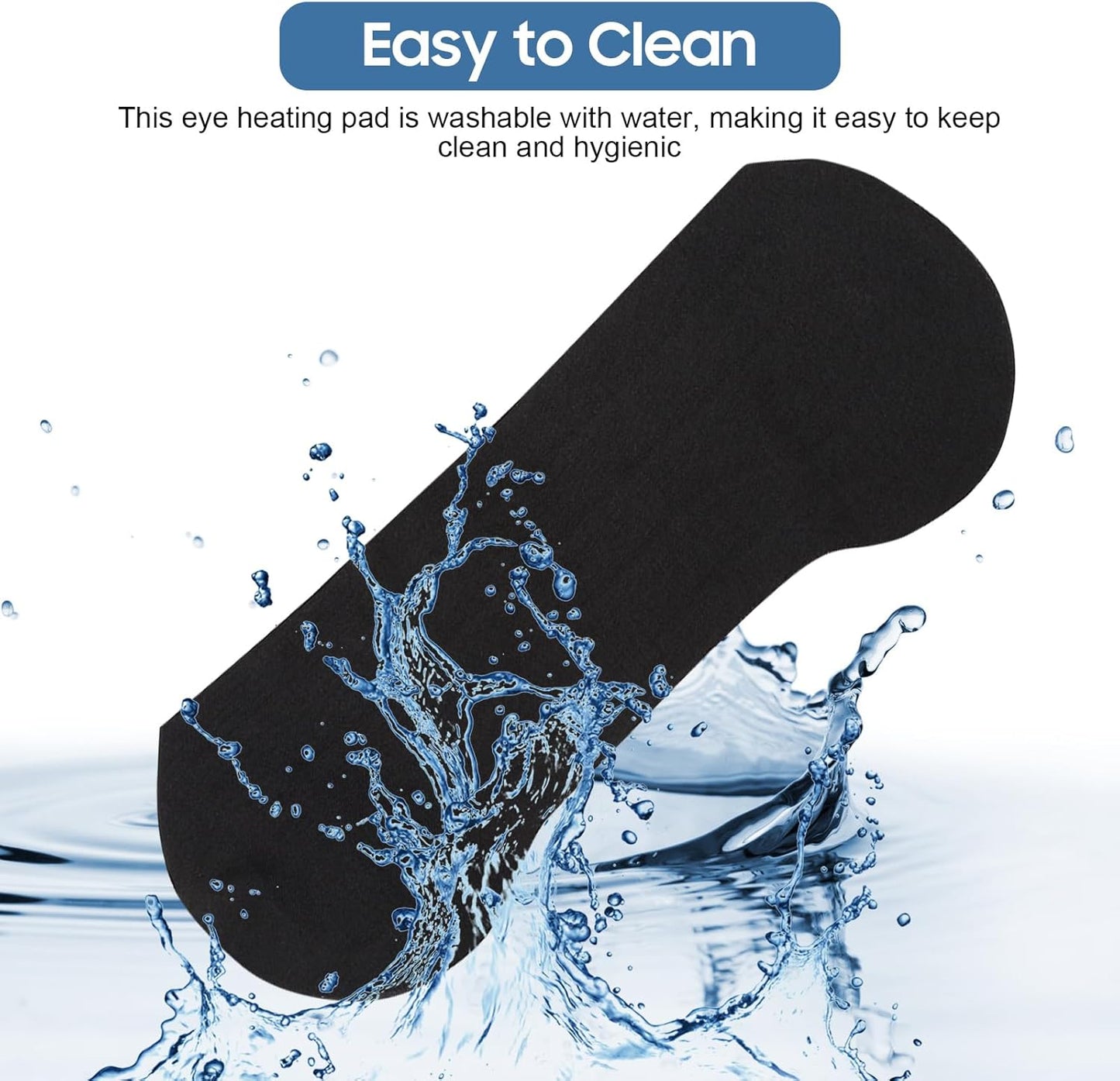 Heated Eye Mask Warming Night Massage Mask Electric USB Heated Hot Pads for Blepharitis Dry Stress Puffy Eyes