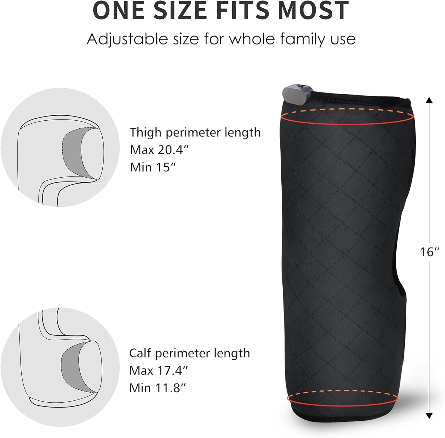 Heated Knee Massager, Knee Brace Wrap with Massage,Vibration,Heating Pad for Knee, Leg Massager, Heated Knee Pad for Stress Relief, Birthday Gifts for Her Him,Gifts for Men/Women